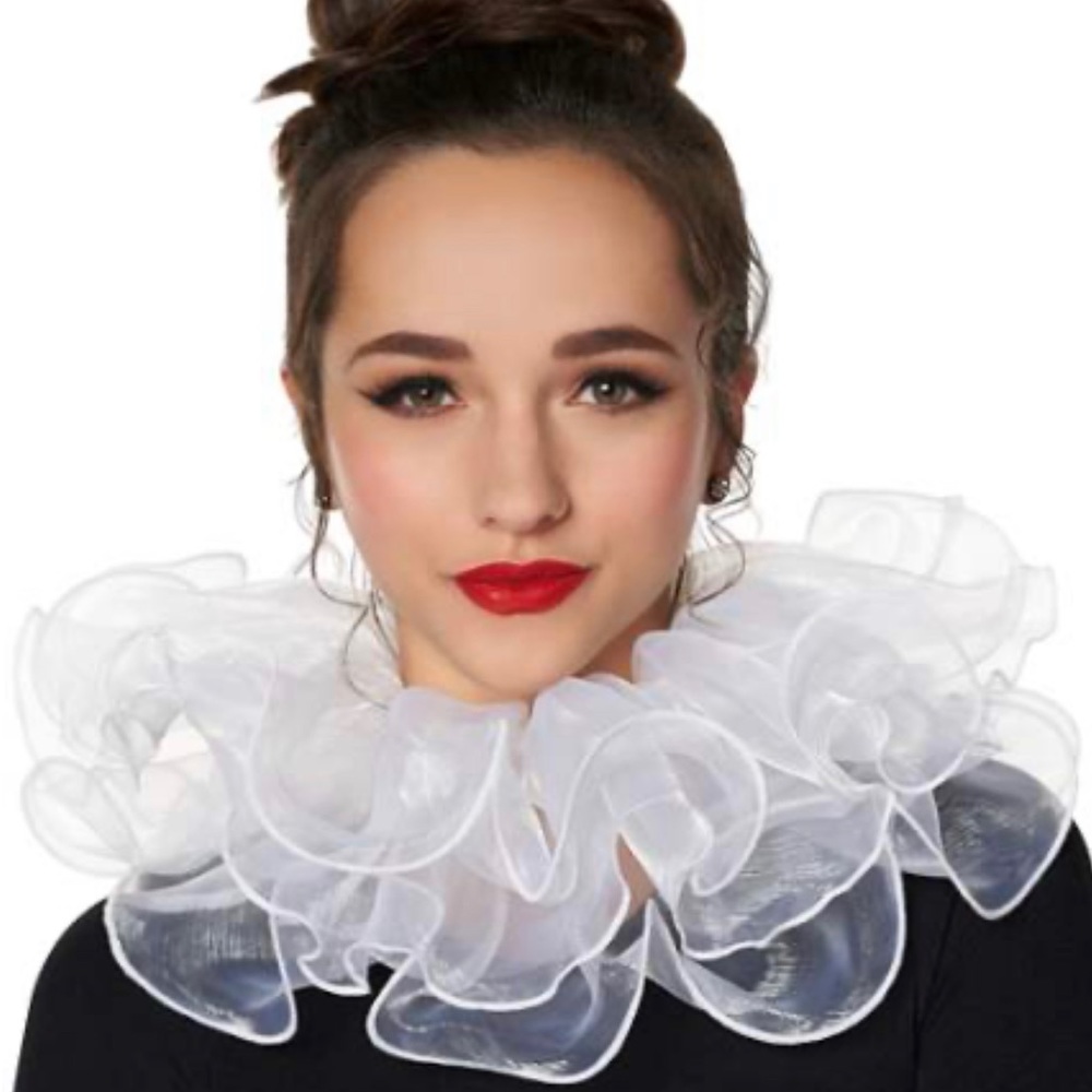 clown halloween costume set of 4 accessories with black jumpsuit